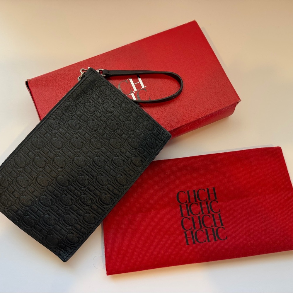 Carolina Herrera Black Clutch - Picture 2 of 2